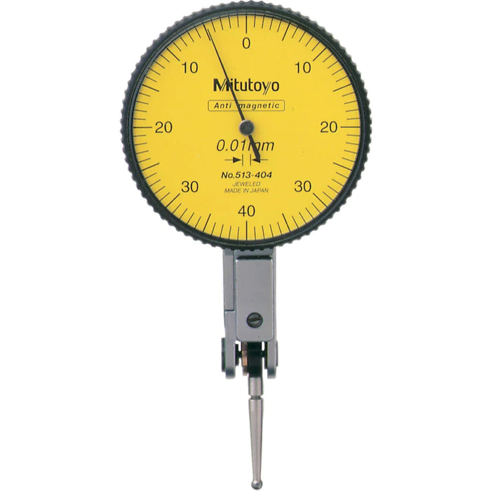 Mitutoyo 513-404-10T Dial Test Indicator Yellow/Black 0.8mm