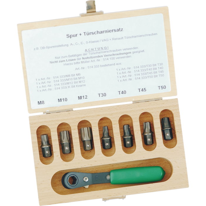 Mueller 514 333 Wheel Camber & Door Hinge Kit, 8 Pce