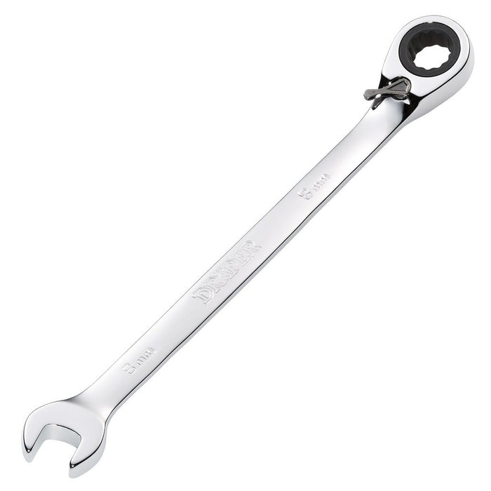 Draper Tools Hi-Torq® Metric Reversible Ratcheting Combination Spanner 8mm 51967