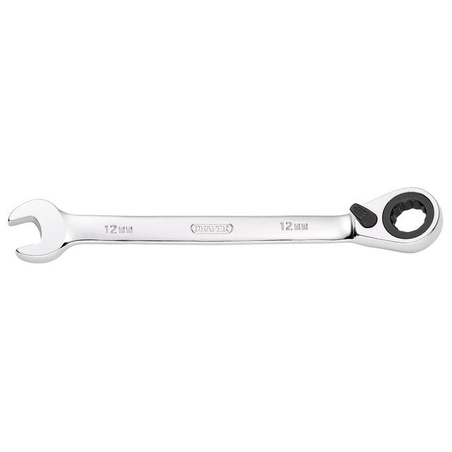 Draper Tools Hi-Torq® Metric Reversible Ratcheting Combination Spanner 12mm 51999