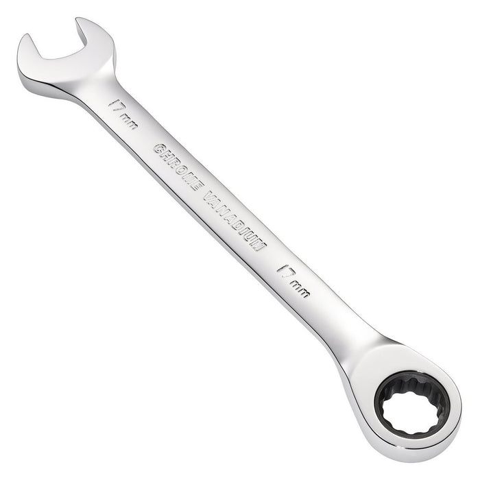 Draper Tools Hi-Torq® Metric Reversible Ratcheting Combination Spanner 17mm 52005