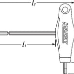 Hazet 866BH-4 Double Screwdriver Bit Holder with T-Handle