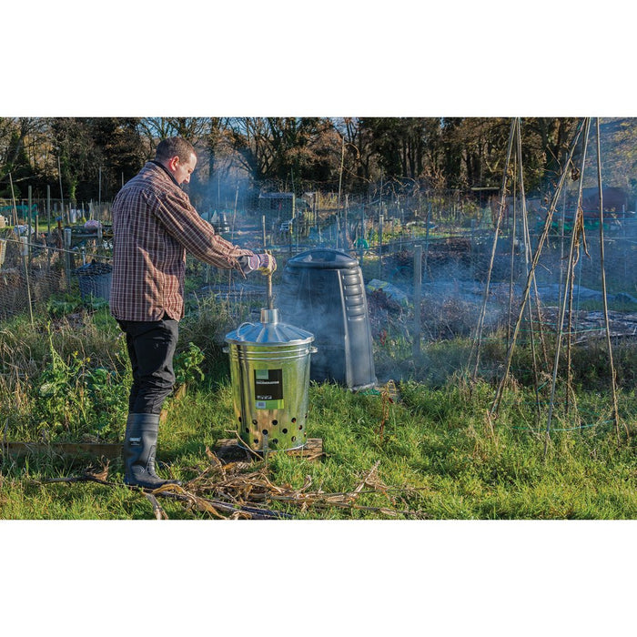 Draper Tools Galvanised Garden Incinerator (85L)