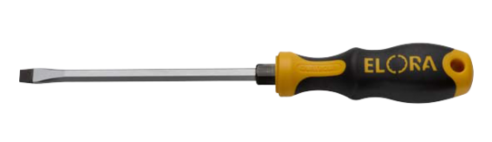 Elora Screwdriver plain slot 1.0x5.5 with hexagon blade and hexagon section 539/1-IS 125
