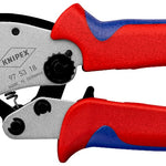 Knipex 97 53 18 Twistor16 Self-Adjusting Crimping Pliers for Wire Ferrules with Rotatable Die Head