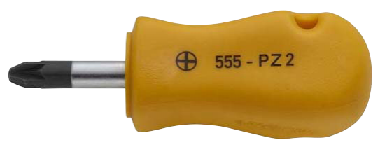 Elora Screwdriver short version supa-pozidriv 554-PZ 3