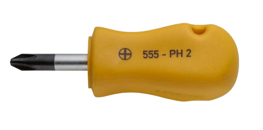 Elora Screwdriver short version cross slot 555-PH 3