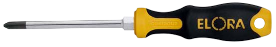 Elora Screwdriver cross slot no.3 with forged hexagon for spanner drive 559-PH 3