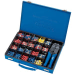 Draper Expert Ratchet Crimping Tool and Terminal Kit, 220mm