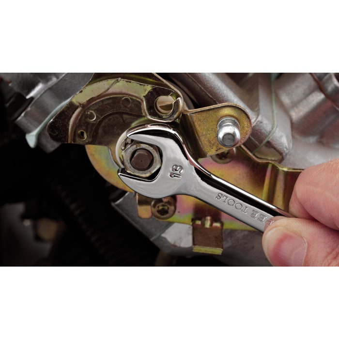 Draper Tools Hi-Torq® Metric Stubby Combination Spanner Set, 7 Pce