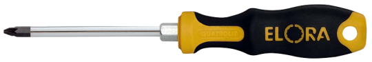 Elora Screwdriver Supa-Pozidriv with forged hexagon section 569-PZ1