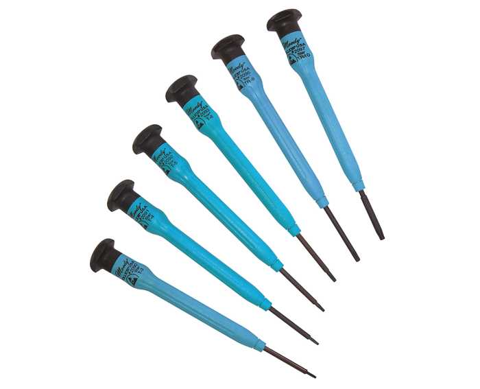 Moody Tools 6 Piece ESD Torx Driver Set