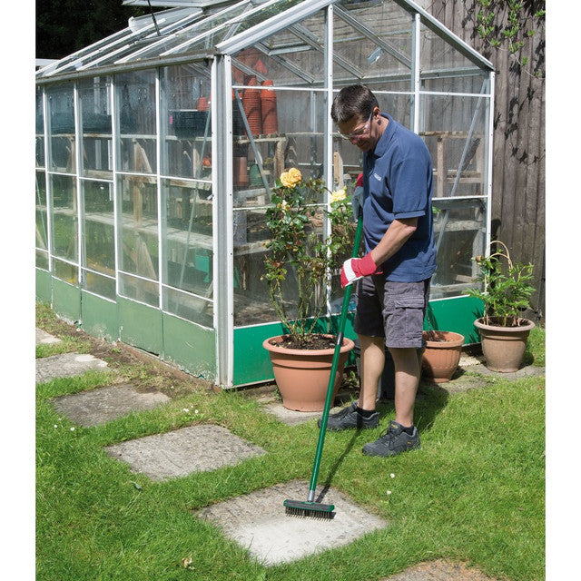 Draper Tools Paving Brush Set with Twin Heads and Telescopic Handle 58683