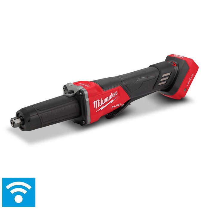 Milwaukee M18 FUEL™ 1/4in ONE-KEY™ Braking Die Grinder with Deadman Paddle Switch - Tool Only