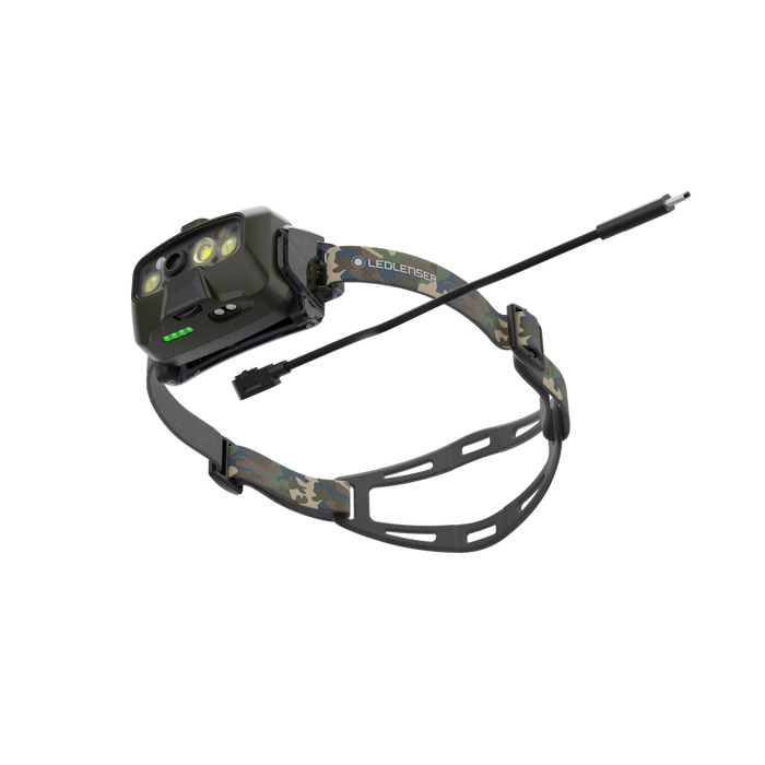 Ledlenser HF8R Core RGB 1600lm Rechargeable IP68 Adaptive Light Beam Technology Headlamp Camo