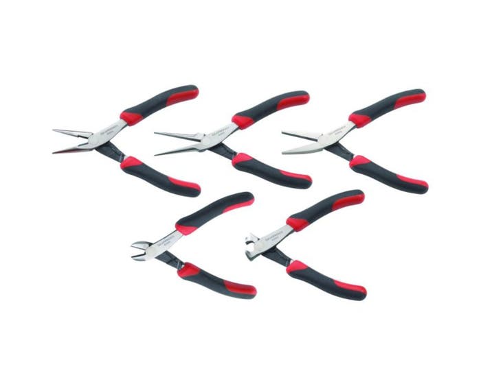 Gearwrench 5 Piece Mixed Mini Dual Material Plier Set 82100