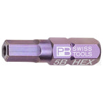 PB Swiss C6 210B Hex with Bore Hole PrecisionBit C6 6.3 (1/4