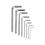 Bernstein Wrench Key Set 8 Piece in Plastic Wallet