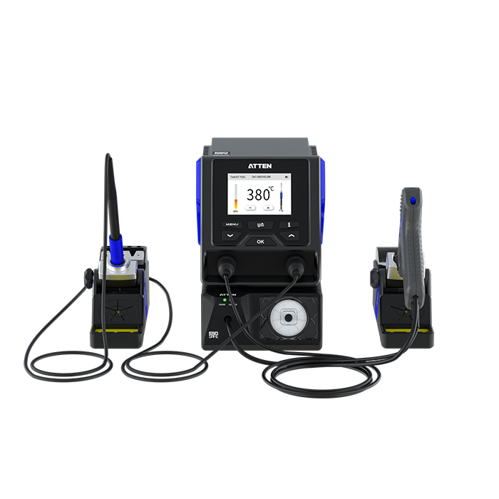 Atten GT-6302B High Power Soldering/Desoldering Station with GT-Y151 Iron and GT-X151 Gun