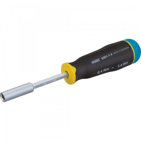 Hazet 3 Pce 1/4in Torque Screwdriver 6001-1.4/3 0.4-1.4Nm Tolerance 15%