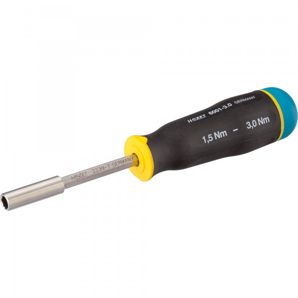 Hazet 3 Pce 1 4in Torque Screwdriver 6001 3.0 3 1.5 3Nm Tolerance 6