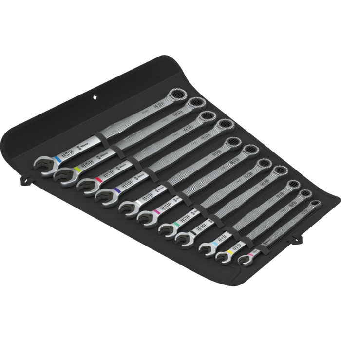 Wera 6007 Joker 11 Set 1 Ratcheting Combination Spanner Set 11 Piece 020382
