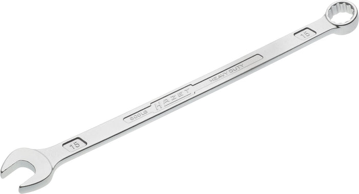 Hazet 15mm Combination Wrench Extra Long Slim 600LG-15 
