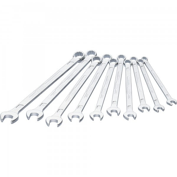 Hazet 10 Pce Combination Wrench Set Extra Long Slim 600LG/10