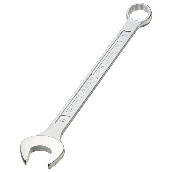 Hazet Combination Wrench 600NA-1.1/2 Outside 12-Point Profile 1.1/2in