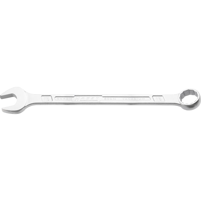 Hazet Combination Wrench 600NA-1.1/2 Outside 12-Point Profile 1.1/2in