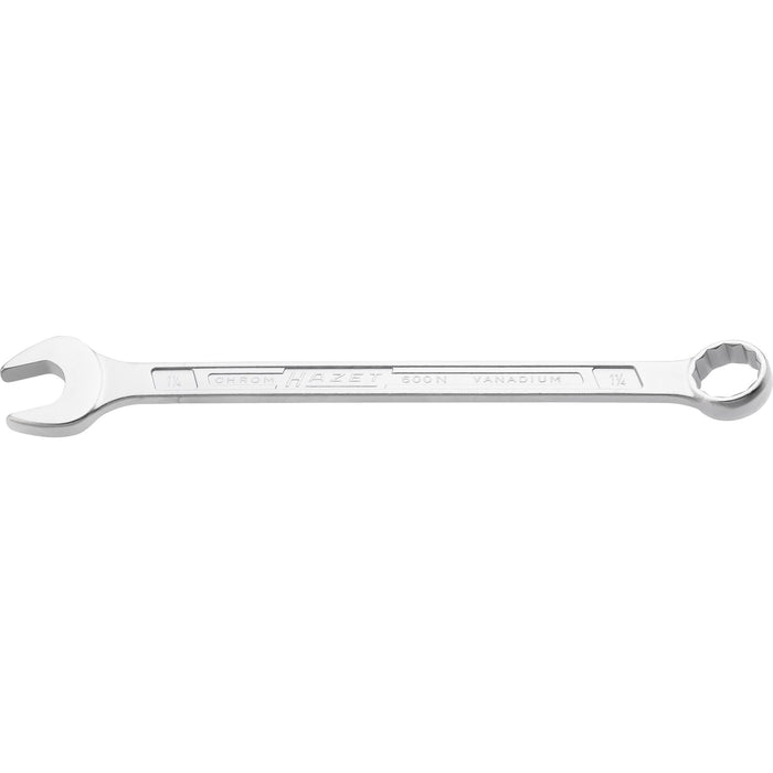 Hazet Combination Wrench 600NA-1.1/4 Outside 12-Point Profile 1.1/4in