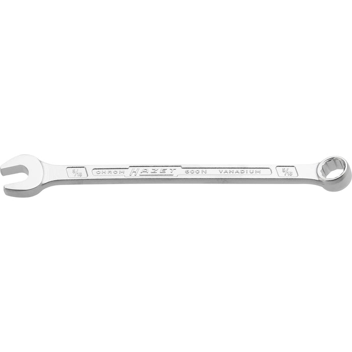 Hazet 600NA-5/16 Combination Wrench Outside 12-Point Profile 5/16