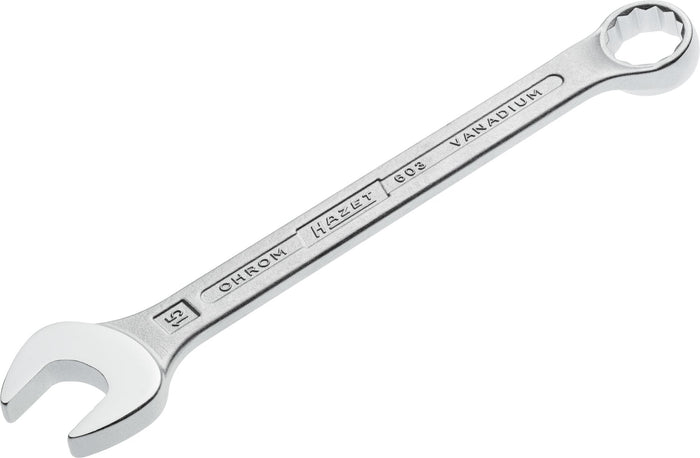 Hazet Combination Wrench 603-15 Outside 12-Point Profile 15mm