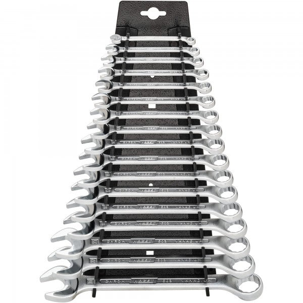Hazet 17 Pce 12 Point Metric Combination Wrench Set 603/17H