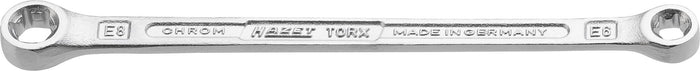 Hazet Torx Double Box-End Wrench 609-E6Xe8 Outside Torx Profile E6, E8