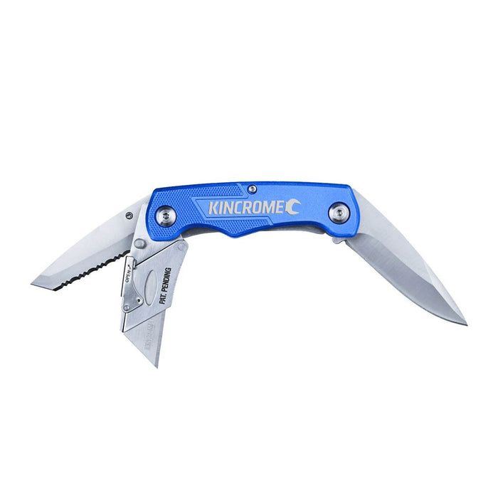 Kincrome Folding Utility Knife Tri Blade