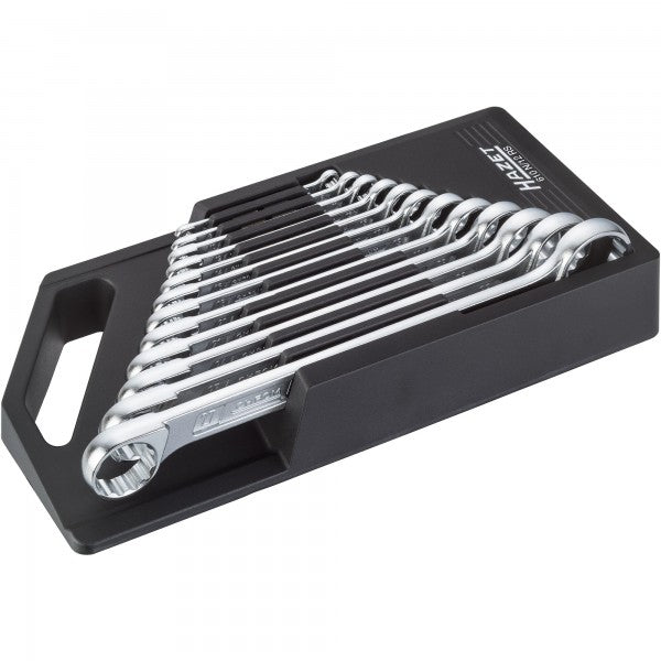 Hazet 12 Pce 12 Point Double Box-End Wrench Set 610N/12RS