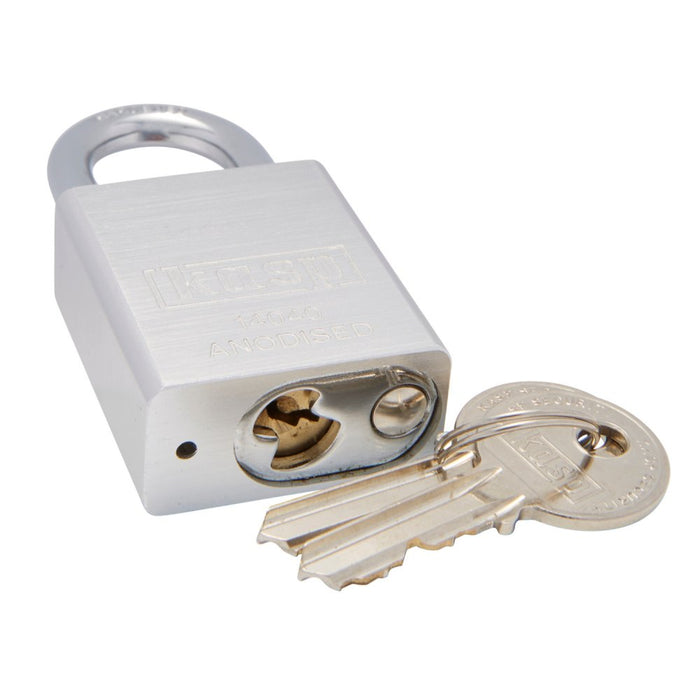 Kasp 140 Aluminium Padlock 38mm Green