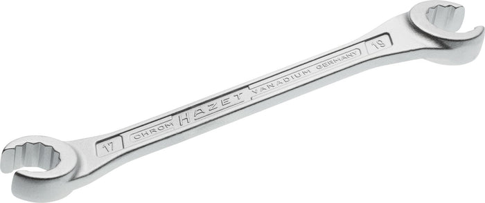 Hazet Double Box-End Wrench Open 612-17X19 Outside 12-Point Profile 17 x 19mm
