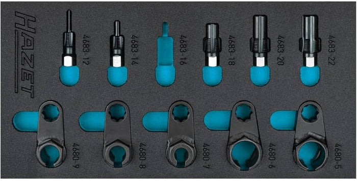 Hazet 10 Piece Tool Set for Exhaust Probes  163-611/10
