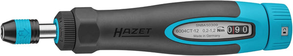 Hazet 1/4" Torque Screwdriver System 6004CT with Standard Handle 0.2-1.2Nm 6004CT-12