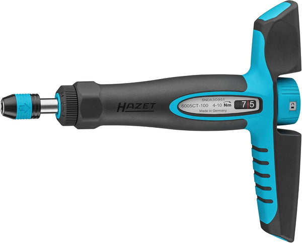 Hazet 1/4" Torque Screwdriver System 6005CT with Sliding T-Handle 4-10Nm 6005CT-60
