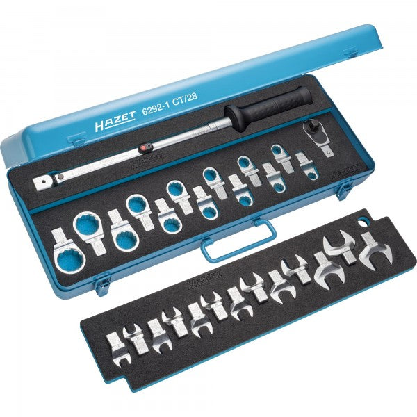 Hazet 28 Pce Torque Tool Set 6292-1CT/28 Insert Square 14 x 18mm