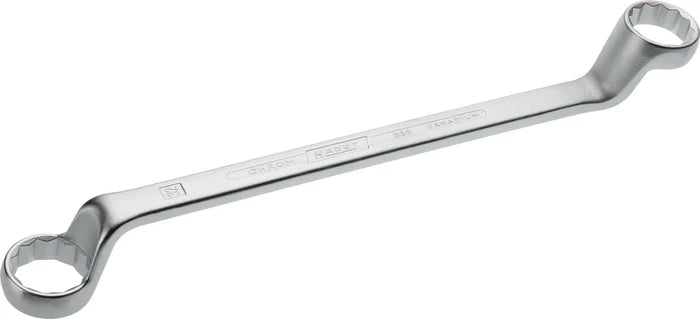 Hazet 630-22x24 Double Box-End Wrench Outside 12-Point Profile 22 x 24mm