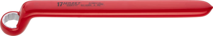 Hazet Single Box-End Wrench VDE 630KV-17 Outside 12-Point Profile 17mm