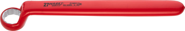 Hazet Single Box-End Wrench VDE 630KV-27 Outside 12-Point Profile 27mm