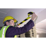 Draper Tools Yellow Adhesive Hazard Tape Roll 33mx50mm Black and Yellow 63382