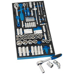 Draper Tools Socket Set in Full Drawer EVA Insert Tray 1/4