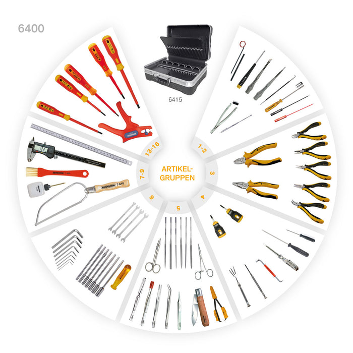Bernstein TECHNIK Service Case with Tool Set 78 Piece 6400