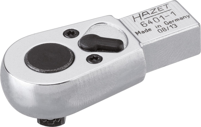 Hazet 1/4in Insert Reversible Ratchet 6401-1 Insert Square 9 x 12mm 